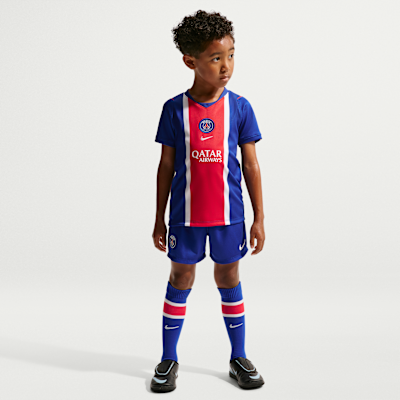 Paris Saint-Germain 2026 Stadium Home Little Kids' Nike Soccer Replica 3-Piece Kit from Nike - $85
