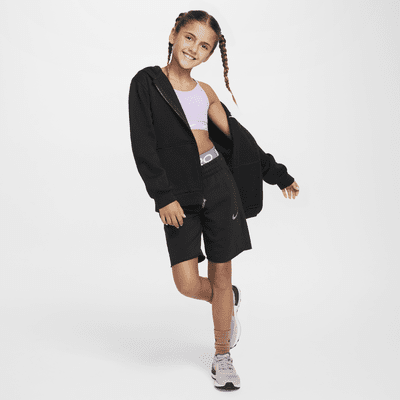 Nike Sportswear fleeceshorts met Dri-FIT voor meisjes