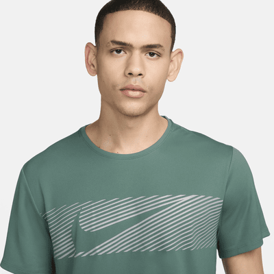 Playera de correr de manga corta Dri-FIT UV para hombre Nike Miler Flash