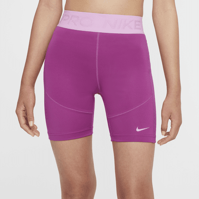 Nike Pro Dri-FIT shorts voor meisjes (13 cm)