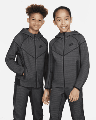 Подростковое худи Nike Sportswear Tech Fleece Big Kids' (Boy's) Winterized Full-Zip Hoodie