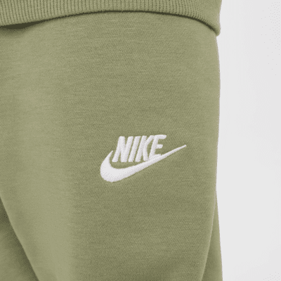 Conjunto de dos piezas de sudadera con gorro infantil Nike Full-Zip Club Set