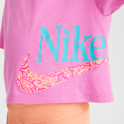 Nike Little Kids' Wild Flower Boxy T-Shirt and Shorts Set