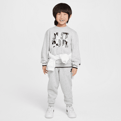 Sudadera de cuello redondo de French Terry para niños talla pequeña 