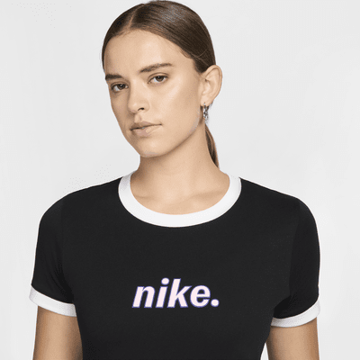 Playera para mujer Nike Sportswear Ringer