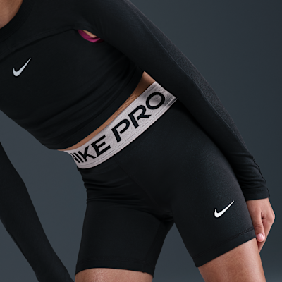 Shorts Dri-FIT de 13 cm para niña talla grande Nike Pro
