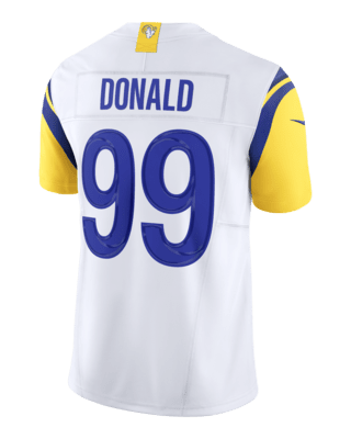 Nike Men's Aaron Donald Pitt Panthers #97 Blue Dri-Fit Game Football Jersey, Large