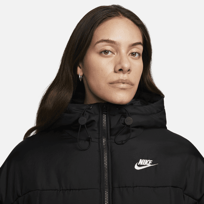 Ledig huvjacka Nike Sportswear Classic Puffer Therma-FIT för kvinnor