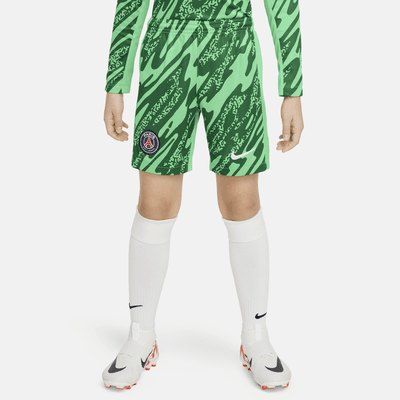 Paris Saint-Germain 2024/25 Stadium Goalkeeper Nike replicavoetbalshorts met Dri-FIT voor kids