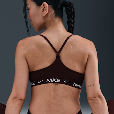 Bra deportivo ajustable con almohadillas para mujer Nike Indy Light Support
