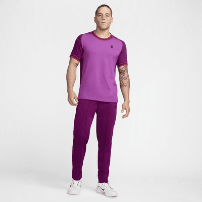 Haut de tennis à manches courtes NikeCourt Heritage pour homme