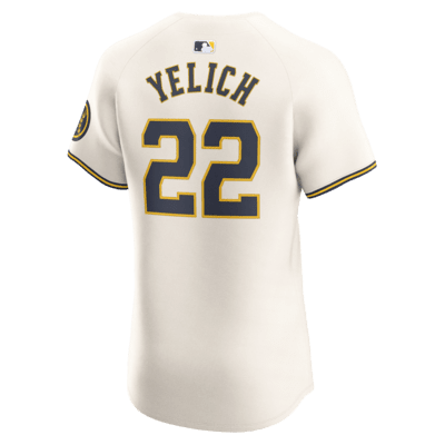 Christian Yelich Milwaukee Brewers Men's Nike Dri-FIT ADV MLB Elite Jersey