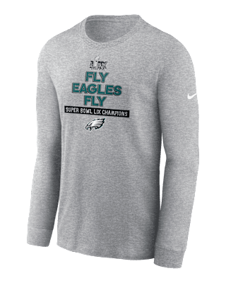 Мужская футболка Philadelphia Eagles Super Bowl LIX Champions Local Nike NFL Long-Sleeve