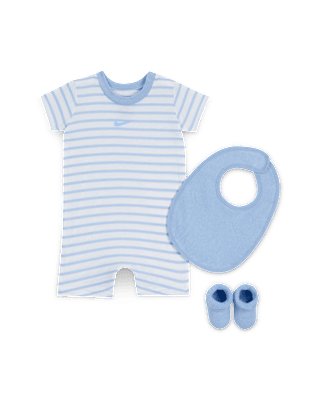Детские  Nike Baby 3-Piece Romper and Terry Set