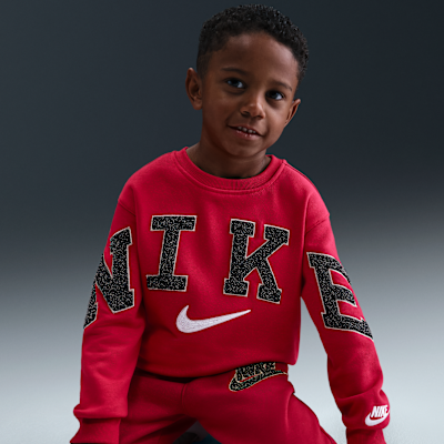 Nike Club Little Kids' Chenille Fleece Crew