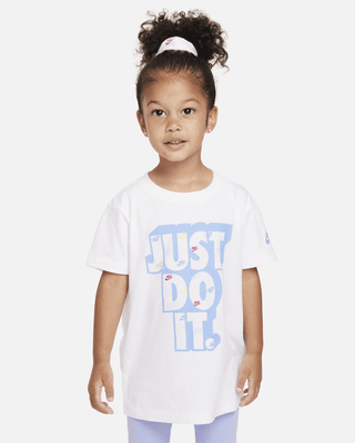 Детские  Nike Relaxed Tee and Scrunchie Set Little Kids 2-Piece Set для бега