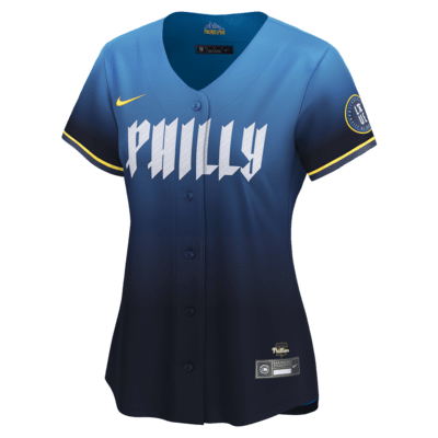 Jersey Nike Dri-FIT ADV de la MLB Limited para mujer Philadelphia Phillies City Connect