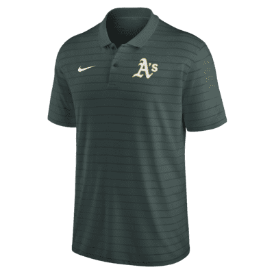 Nike Dri-FIT Victory Striped (MLB Oakland Athletics) Men's Polo.