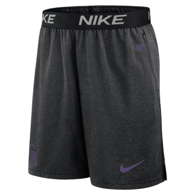 Colorado Rockies Authentic Collection Practice Men's Nike Dri-FIT MLB Shorts