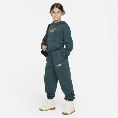 Pants holgados para niña talla grande Nike Sportswear Club Fleece