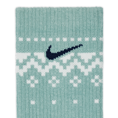 Nike Everyday Plus Cushioned Winter Wonderland Crew Socks (2 Pairs)