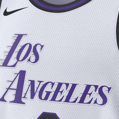 LeBron James Los Angeles Lakers City Edition Nike Dri-FIT NBA Swingman Jersey