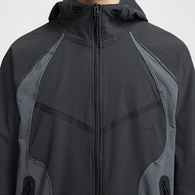 나이키 테크 남성 드라이 핏 우븐 풀집 컬러 블록 윈드러너 재킷