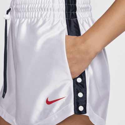 Shorts de básquetbol Nike de tiro alto para mujer USA Village