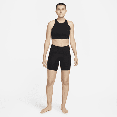 Shorts de 18 cm de tiro alto para mujer Nike Yoga