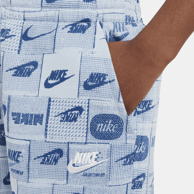 Shorts de French Terry para niños talla grande Nike Sportswear Club