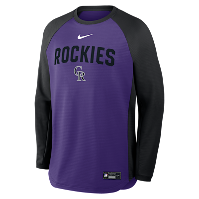 Colorado Rockies Authentic Collection Men's Nike Dri-FIT Pullover Crew from Nike - $84