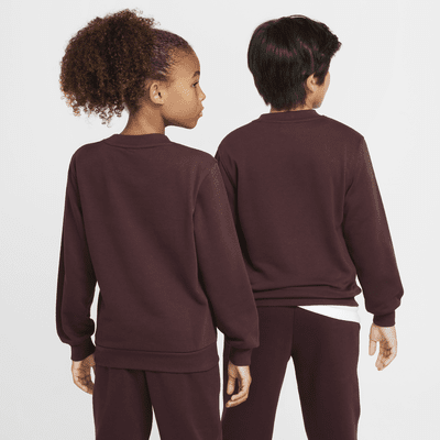 Nike Sportswear Club Big Kids' French Terry Crew-Neck Sweatshirt