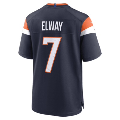 Jersey de fútbol americano Nike de la NFL Game para hombre John Elway Denver Broncos