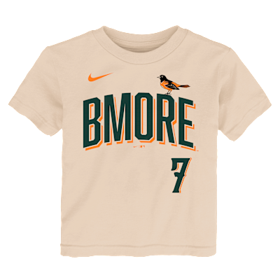Jackson Holliday Baltimore Orioles City Connect Toddler Nike MLB T-Shirt from Nike - $30