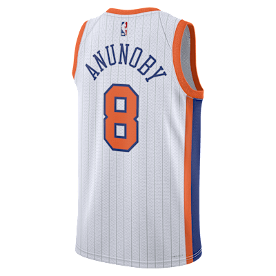 Jersey Nike Dri-FIT de la NBA Swingman para hombre OG Anunoby New York Knicks 2024/25 City Edition