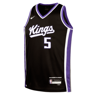 De'Aaron Fox Sacramento Kings 2024/25 Icon Edition Big Kids' Nike NBA Swingman Jersey