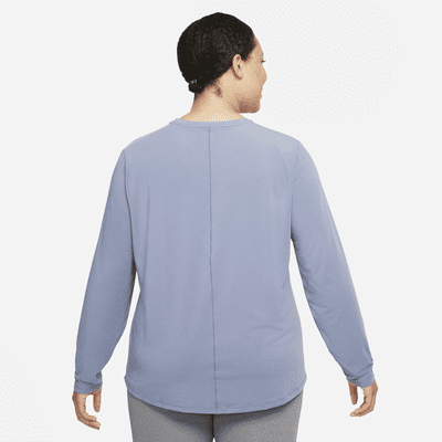 Nike Dri-FIT UV One Luxe Women's Standard Fit Long-Sleeve Top (Plus Size)