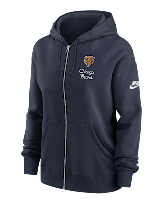 Женское худи Chicago Bears Phoenix Rewind Nike NFL Full-Zip Hoodie