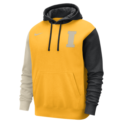 Black and yellow online hoodie nike