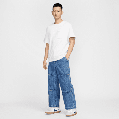 ナイキ SB ルーズ ダブルニー デニム スケートボードパンツ