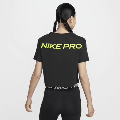 Nike Pro Women's Dri-FIT Short-Sleeve Cropped Tee