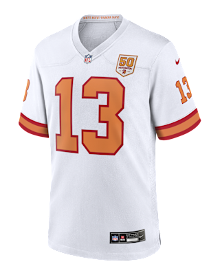 Мужские джерси Mike Evans Tampa Bay Buccaneers 50th Season Nike NFL Game Jersey