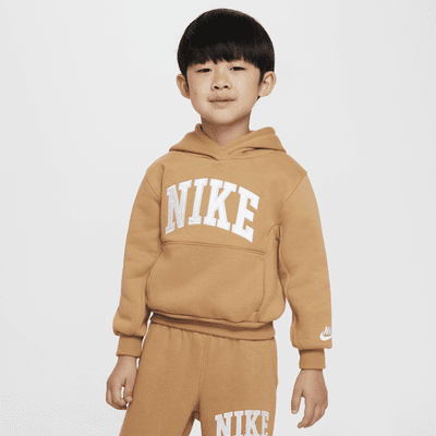 Sudadera con gorro sin cierre de tejido Fleece con aplique infantil Nike Sportswear Club