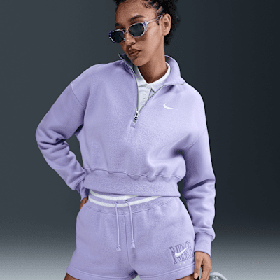 Nike Sportswear Phoenix Fleece Women's High-Waisted Loose Graphic Shorts