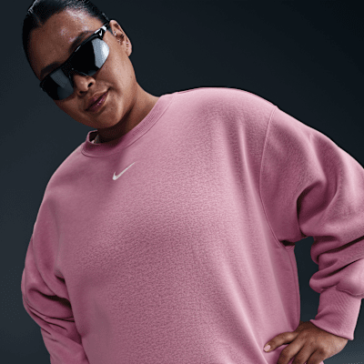 Nike Sportswear Phoenix Fleece Women's Oversized Crew-Neck Sweatshirt (Plus Size)