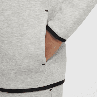 Mikina Nike Sportswear Tech Fleece s kapucí a zipem po celé délce pro větší děti (větší velikost)