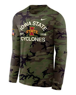 Мужская футболка Iowa State Cyclones Legend Nike Dri-FIT Long-Sleeve