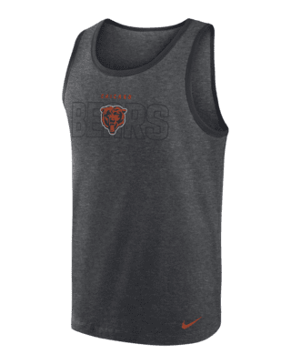 Men's Nike Heather Navy Chicago Bears Team Tri-Blend T-Shirt Size: Medium