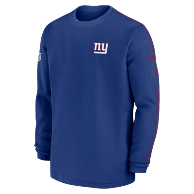 New York Giants Sideline Coach Men’s Nike NFL Long-Sleeve Top