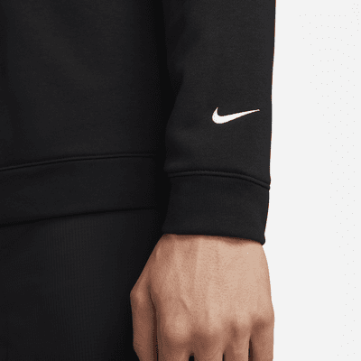 Nike Dri-FIT Track Club Men's Fleece Long-Sleeve Crew Neck Running Sweatshirt